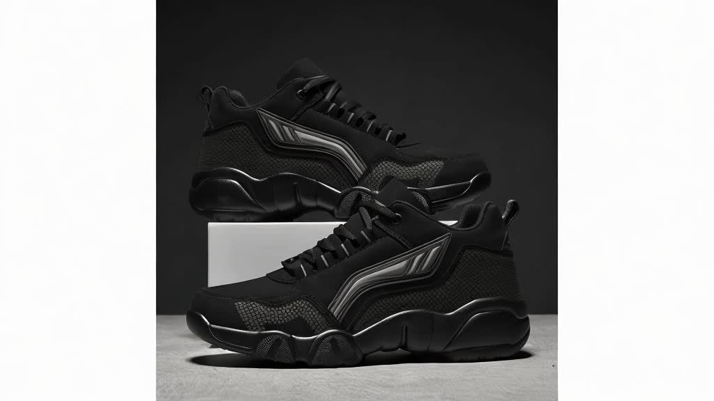 Men'S Lace-Up Sneakers - Thick Cushioned Platform Shoes with Non-Slip Rubber Sole, Low-Top Lace-Up Design in Black/White/Orange Accents - All-Season Walking Shoes for Everyday, Office, Formal Events - Durable Casual Footwear    Home Decor Supply | Online Retail | ShoreShopper.com