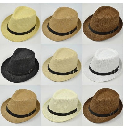 Summer hats men's summer casual trend hat female outdoor trip sunshade straw straw hats    Home Decor Supply | Online Retail | ShoreShopper.com