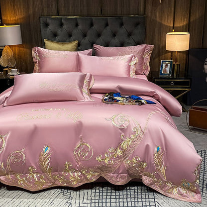 Ice Silk Quilt Sets Bed Sheets Bedding Four-piece Set    Home Decor Supply | Online Retail | ShoreShopper.com