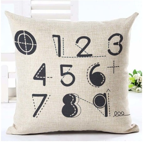 Letter black and white home pillowcase    Home Decor Supply | Online Retail | ShoreShopper.com