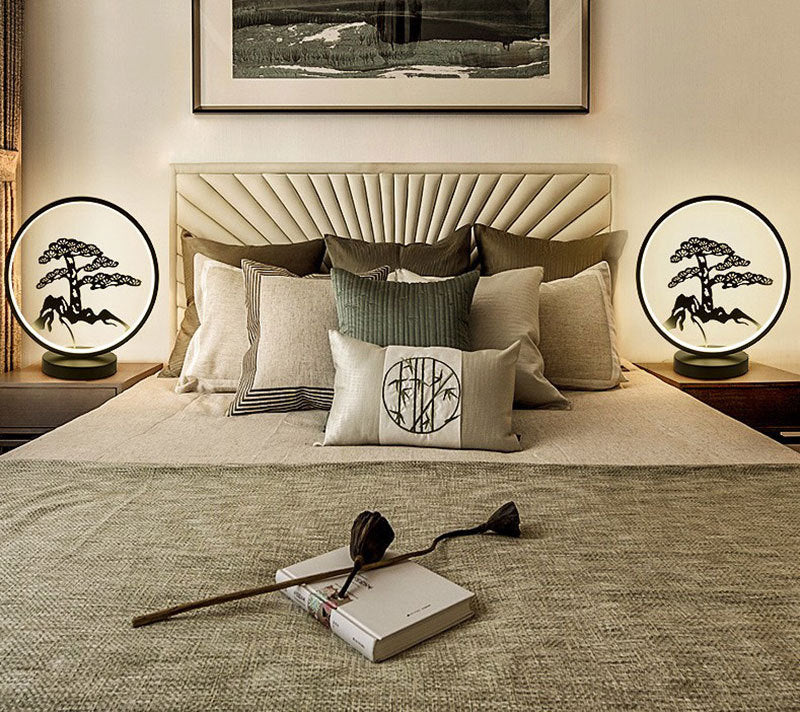 Chinese style ceramic table lamp LED table lamp    Home Decor Supply | Online Retail | ShoreShopper.com
