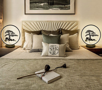 Chinese style ceramic table lamp LED table lamp    Home Decor Supply | Online Retail | ShoreShopper.com