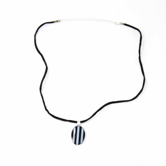 Pendant, Alabalone and Black Stripe    Home Decor Supply | Online Retail | ShoreShopper.com