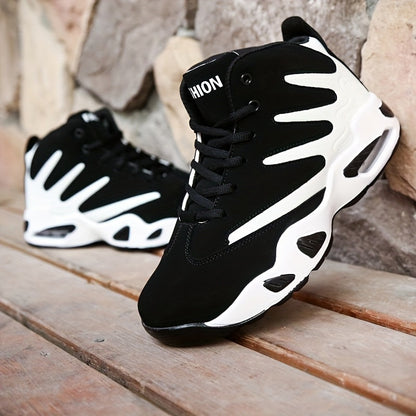 Professional Basketball Shoes for Men, Comfortable High-top Breathable Non-slip Shock Absorbing Lace-up Cushion Sneakers for Training, Running And Stepping    Home Decor Supply | Online Retail | ShoreShopper.com
