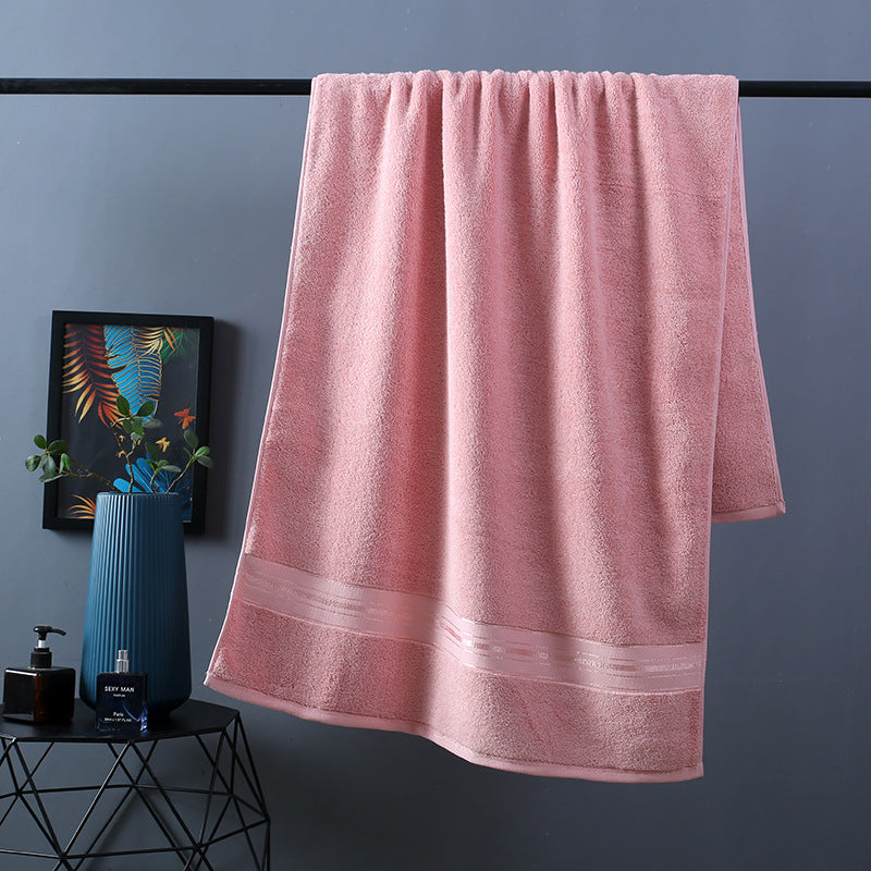 Pure Color Thick Cotton Bath Towel Set Towel Set Increased Pure Cotton Beach Towel Beauty Salon Bath Towel    Home Decor Supply | Online Retail | ShoreShopper.com