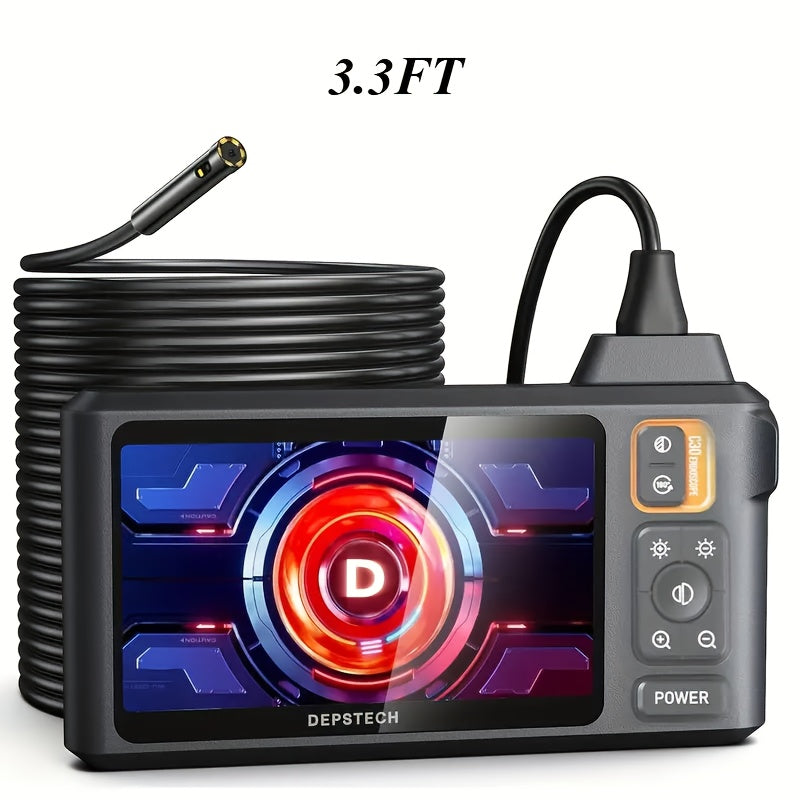 Endoscope Rechargeable Wire Cam w/ 8 LED Light 4.3" Screen 1080PHD 16ft.    Home Decor Supply | Online Retail | ShoreShopper.com