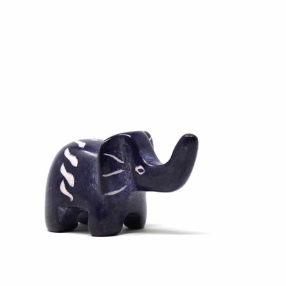 Soapstone Tiny Elephants - Assorted Pack of 5 Colors    Home Decor Supply | Online Retail | ShoreShopper.com