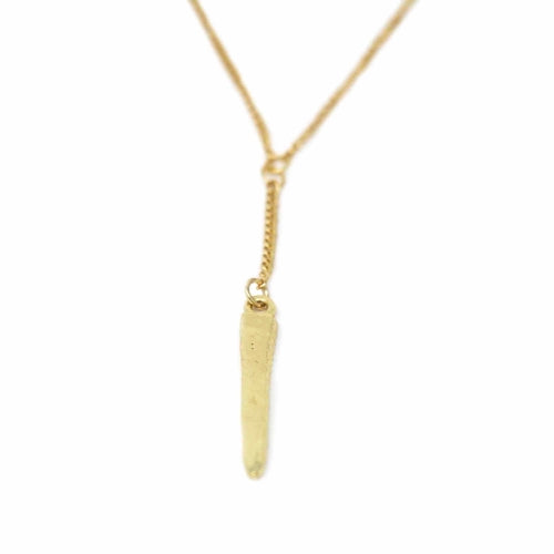 Cone Pendant Goldtone Neckace    Home Decor Supply | Online Retail | ShoreShopper.com