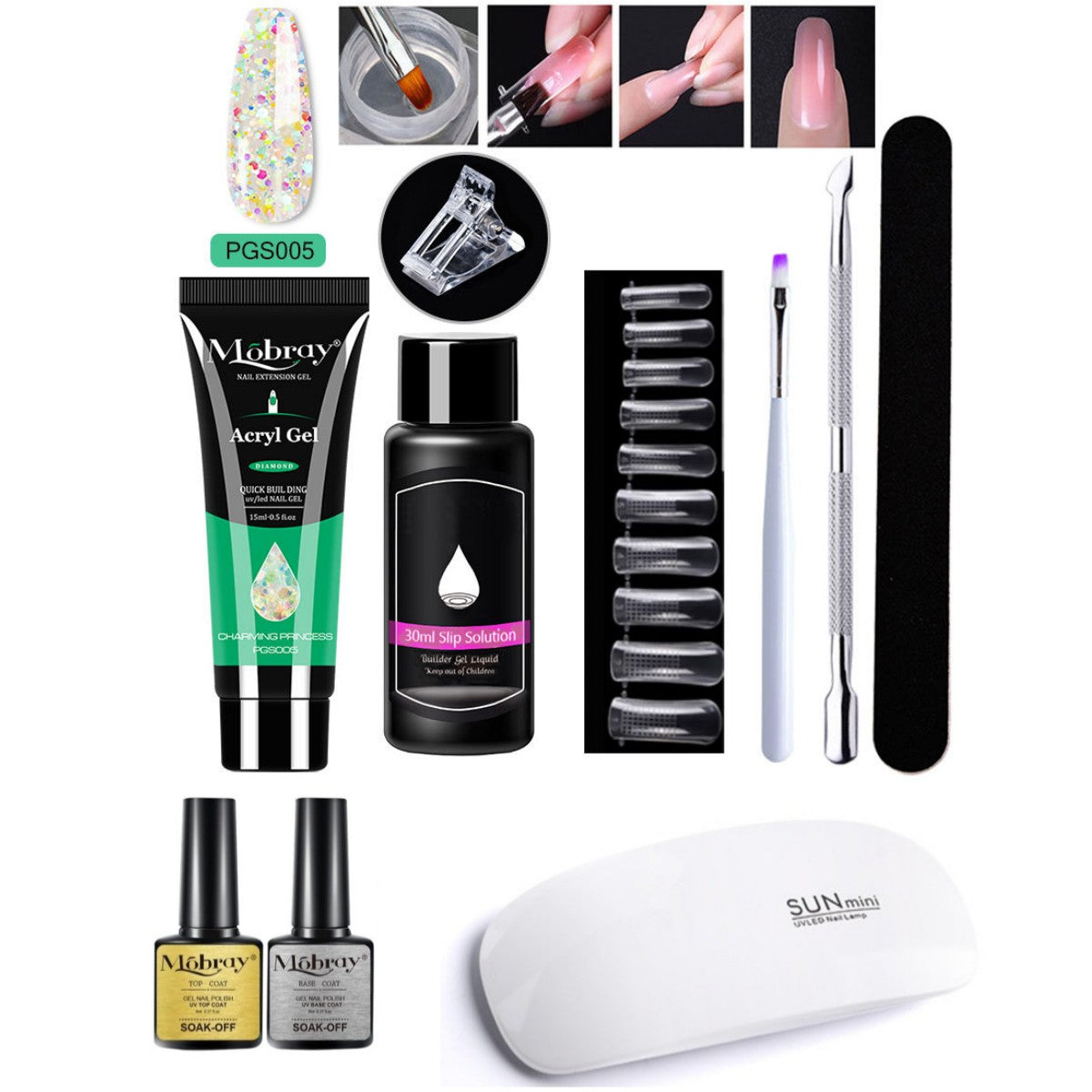 7-Piece Nail Art Crystal Extender Set    Home Decor Supply | Online Retail | ShoreShopper.com