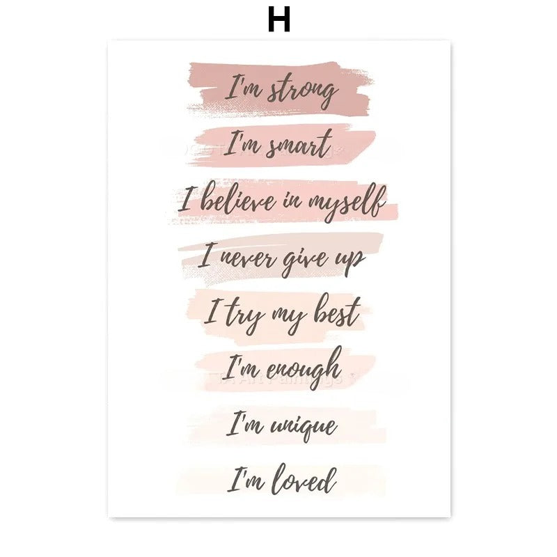 Ballet Alphanumeric Children's Room Art Canvas Painting    Home Decor Supply | Online Retail | ShoreShopper.com