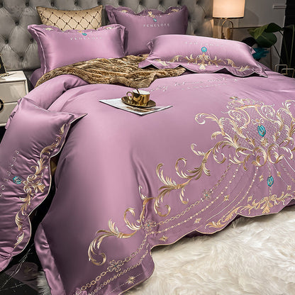 Ice Silk Quilt Sets Bed Sheets Bedding Four-piece Set    Home Decor Supply | Online Retail | ShoreShopper.com