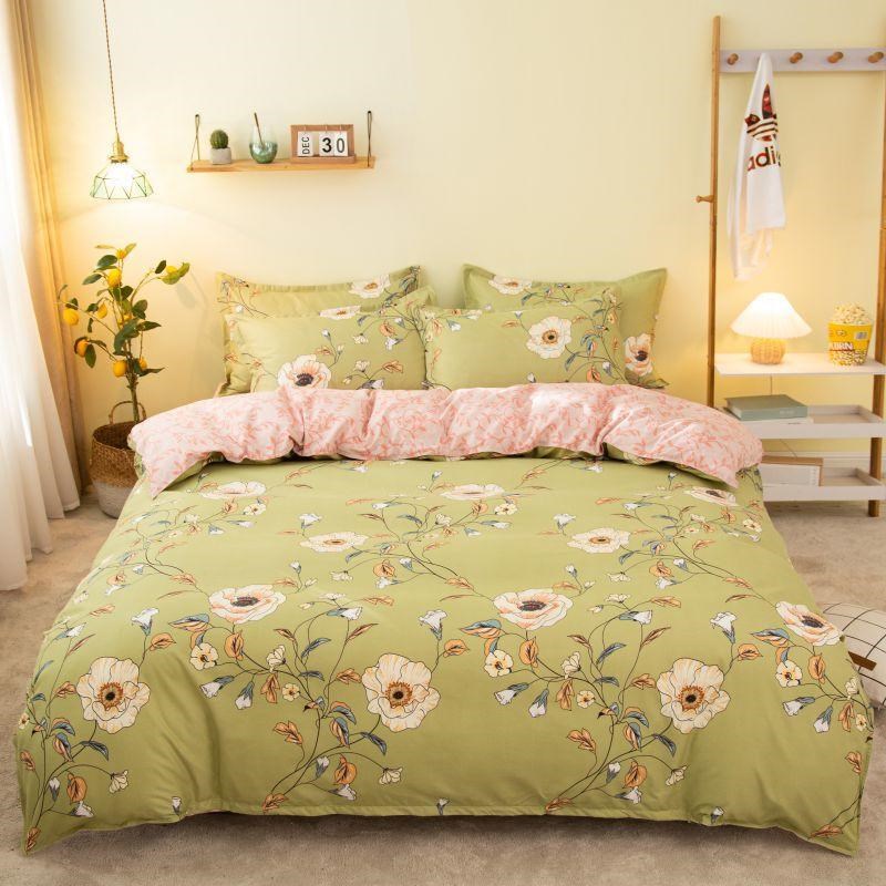 Cover Set Bed Cotton Quilt Bedsheet Bedding Duvet Fitted    Home Decor Supply | Online Retail | ShoreShopper.com