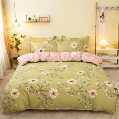 Cover Set Bed Cotton Quilt Bedsheet Bedding Duvet Fitted    Home Decor Supply | Online Retail | ShoreShopper.com