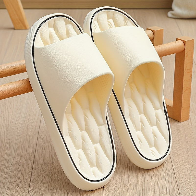 1pc Men'S for home Anti-Slip Slippers Thick Sole Silent Bathroom Shower Soft Elastic Cushioning Slippers Comfortable For Home/Wear Out Non-Stuffy.    Home Decor Supply | Online Retail | ShoreShopper.com