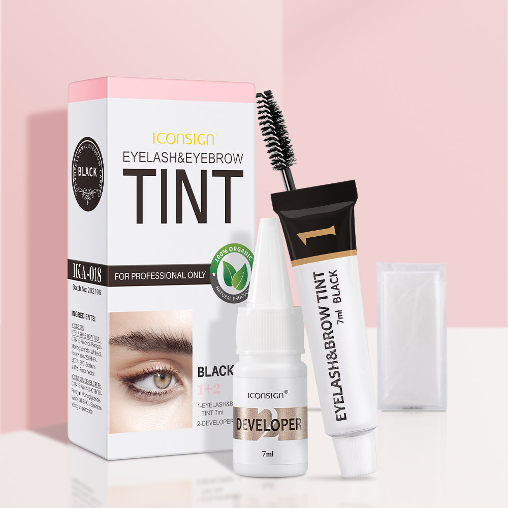 ICONSIGN Eyelash Eyebrow Dye Tint Kit Brow Mascara Tinting Dye - ShoreCo.Shop