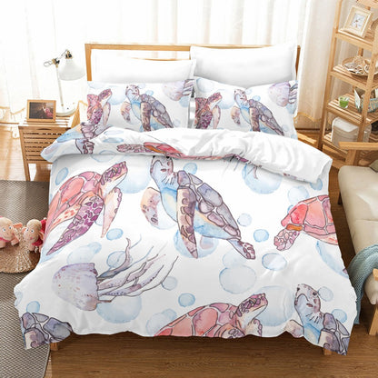 Home Textile Retro Sea Turtle Three Or Four Piece Duvet Cover    Home Decor Supply | Online Retail | ShoreShopper.com