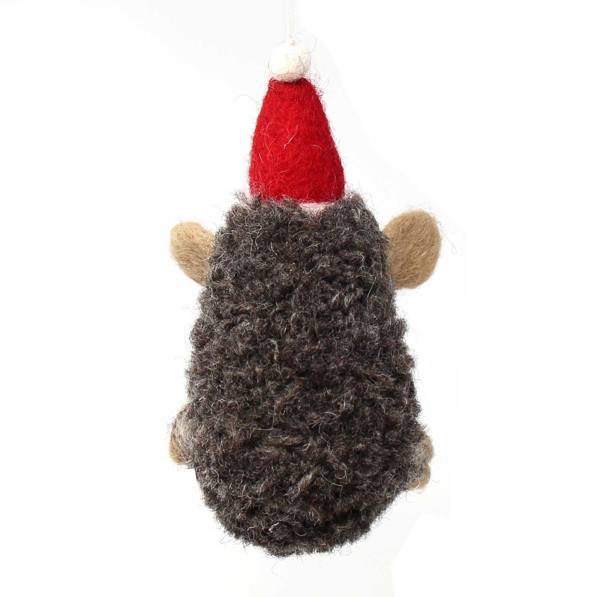 Hand Felted Christmas Ornament: Hedgehog - Global Groove (H)    Home Decor Supply | Online Retail | ShoreShopper.com
