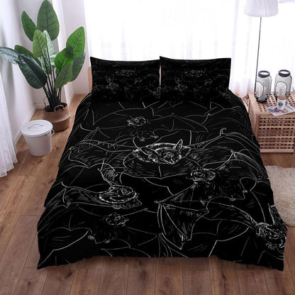 Gothic Bat Digital Printed Quilt Cover Three-piece Set    Home Decor Supply | Online Retail | ShoreShopper.com