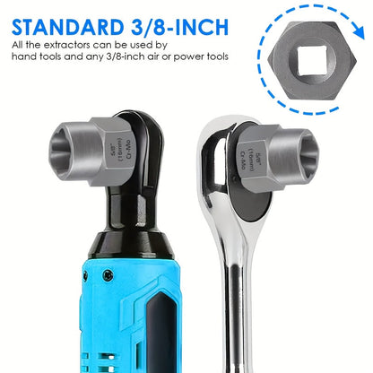 YCUPUP Nut Extractor Kit 14pcs Nut Removal Tool With 13 Bolts And Nut Removers, 1 Hex Socket Adapter For 1/4" To 3/8" Drives    Home Decor Supply | Online Retail | ShoreShopper.com