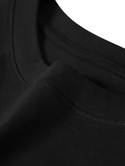 Mens Black Cotton T Shirt Rhino Crown Graphic Print Short Sleeve Hip Hop Streetwear For Casual Daily Wear    Home Decor Supply | Online Retail | ShoreShopper.com