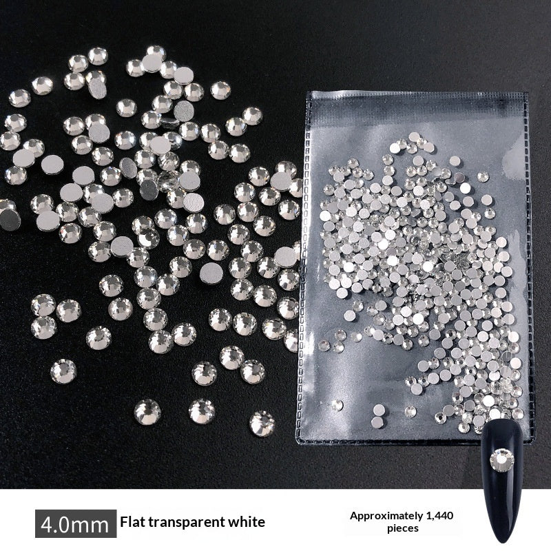 Transparent Flat-bottomed Small Round Rhinestones For Dazzling Nail Art    Home Decor Supply | Online Retail | ShoreShopper.com