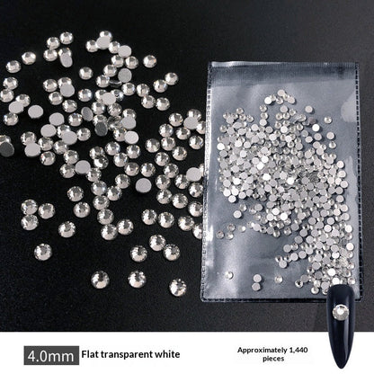 Transparent Flat-bottomed Small Round Rhinestones For Dazzling Nail Art    Home Decor Supply | Online Retail | ShoreShopper.com