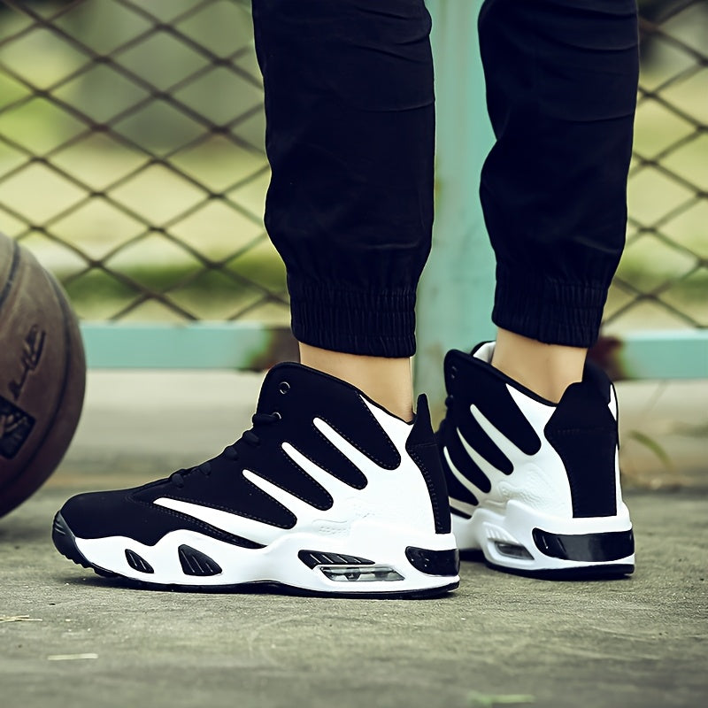 Professional Basketball Shoes for Men, Comfortable High-top Breathable Non-slip Shock Absorbing Lace-up Cushion Sneakers for Training, Running And Stepping    Home Decor Supply | Online Retail | ShoreShopper.com