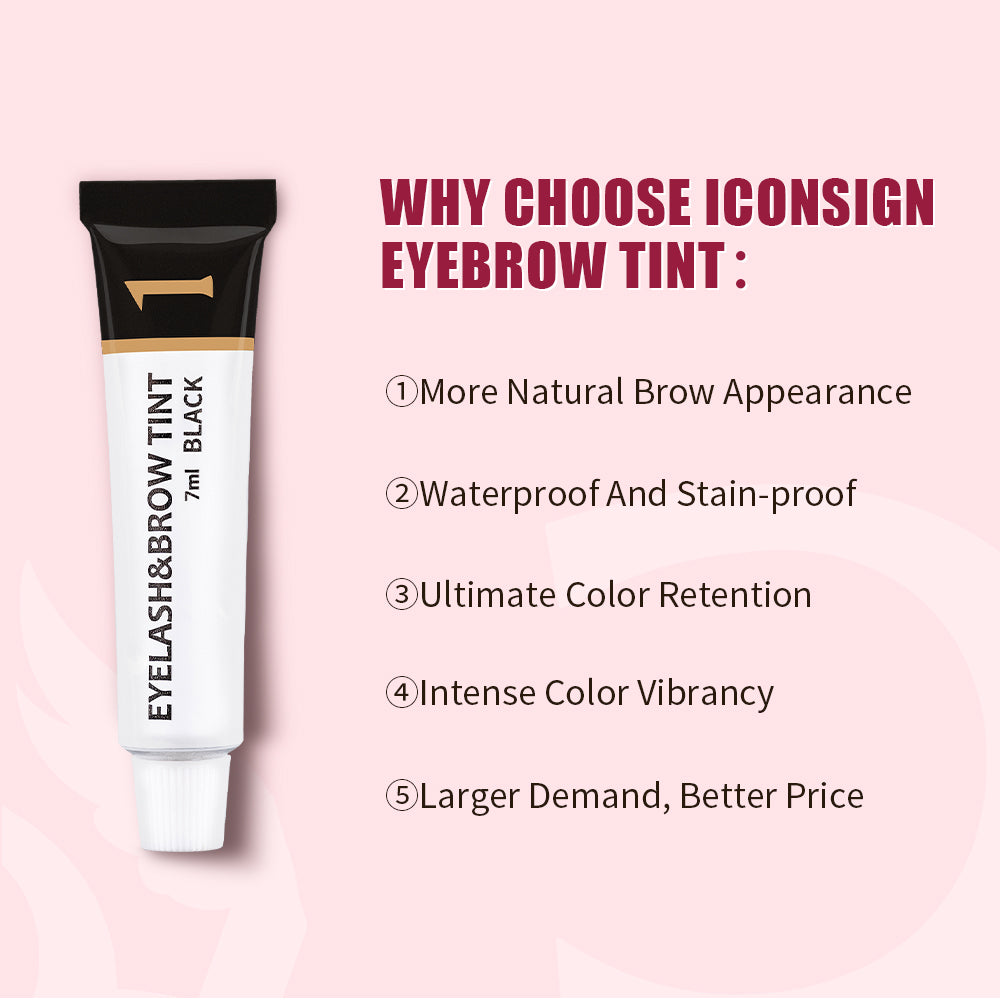 ICONSIGN Eyelash Eyebrow Dye Tint Kit Brow Mascara Tinting Dye - ShoreCo.Shop