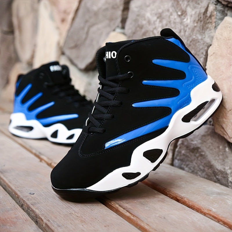 Professional Basketball Shoes for Men, Comfortable High-top Breathable Non-slip Shock Absorbing Lace-up Cushion Sneakers for Training, Running And Stepping    Home Decor Supply | Online Retail | ShoreShopper.com