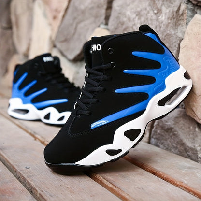 Professional Basketball Shoes for Men, Comfortable High-top Breathable Non-slip Shock Absorbing Lace-up Cushion Sneakers for Training, Running And Stepping    Home Decor Supply | Online Retail | ShoreShopper.com