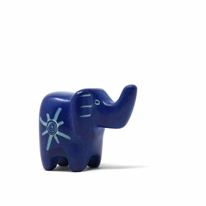 Soapstone Tiny Elephants - Assorted Pack of 5 Colors    Home Decor Supply | Online Retail | ShoreShopper.com