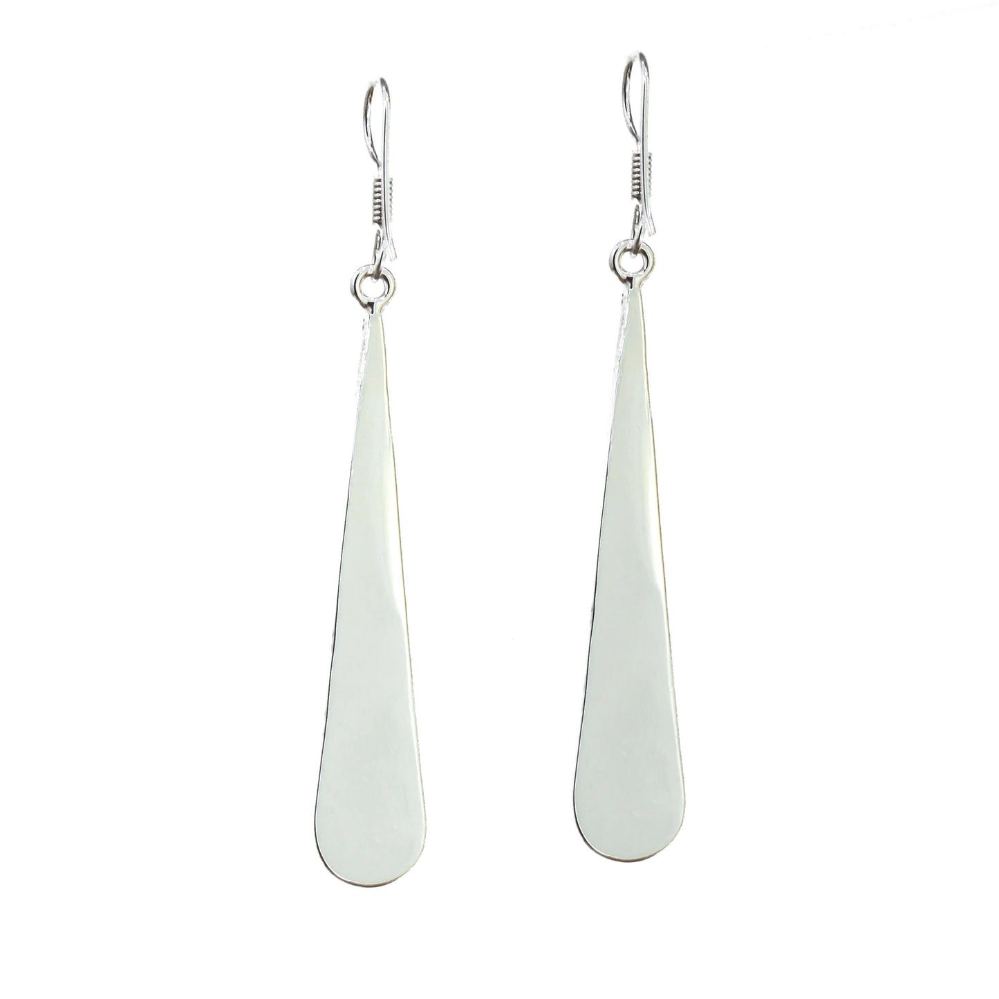 Taxco Silver Black Onyz & Abalone Zebra Long Teardrop Earrings    Home Decor Supply | Online Retail | ShoreShopper.com