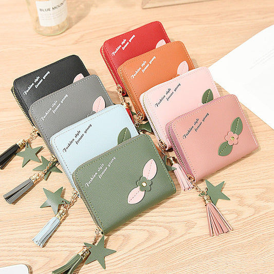 Women's Simple Flower Zipper Purse    Home Decor Supply | Online Retail | ShoreShopper.com