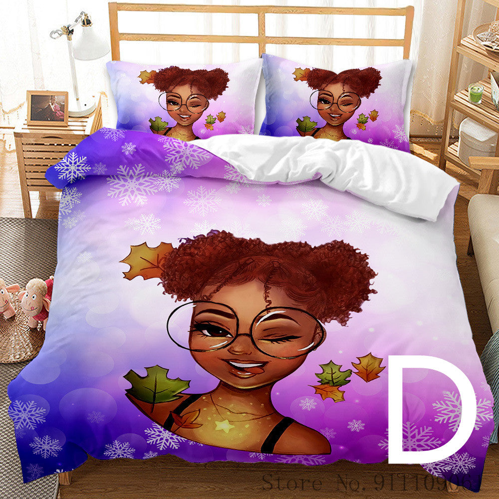 African Girl Bedding Set Children Bedroom Decoration    Home Decor Supply | Online Retail | ShoreShopper.com