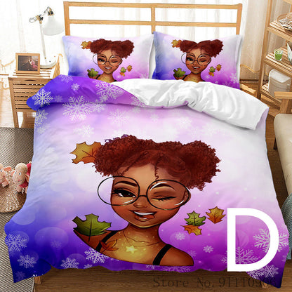 African Girl Bedding Set Children Bedroom Decoration    Home Decor Supply | Online Retail | ShoreShopper.com