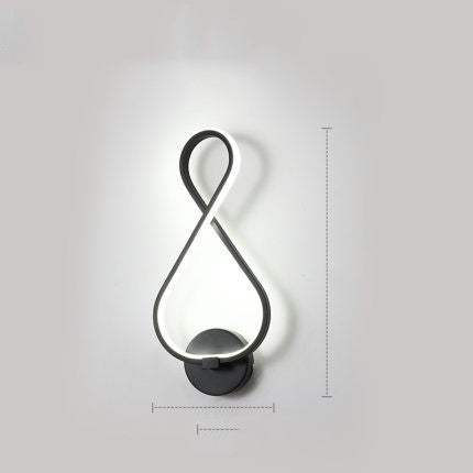 led wall lamp nordic minimalist bedroom bedside lamp    Home Decor Supply | Online Retail | ShoreShopper.com