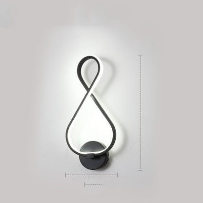 led wall lamp nordic minimalist bedroom bedside lamp    Home Decor Supply | Online Retail | ShoreShopper.com
