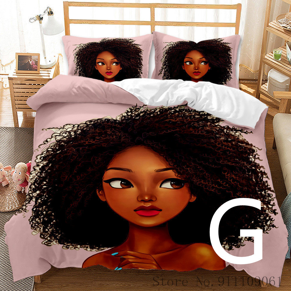 African Girl Bedding Set Children Bedroom Decoration    Home Decor Supply | Online Retail | ShoreShopper.com