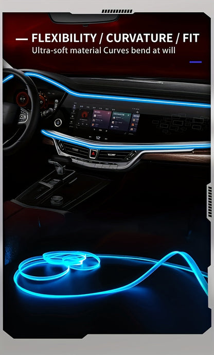 3m Interior Automotive Neon (center Console + Dashboard) with Matching Armrest Storage Box, RGB LED Light Strips for Environmental Application Control    Home Decor Supply | Online Retail | ShoreShopper.com