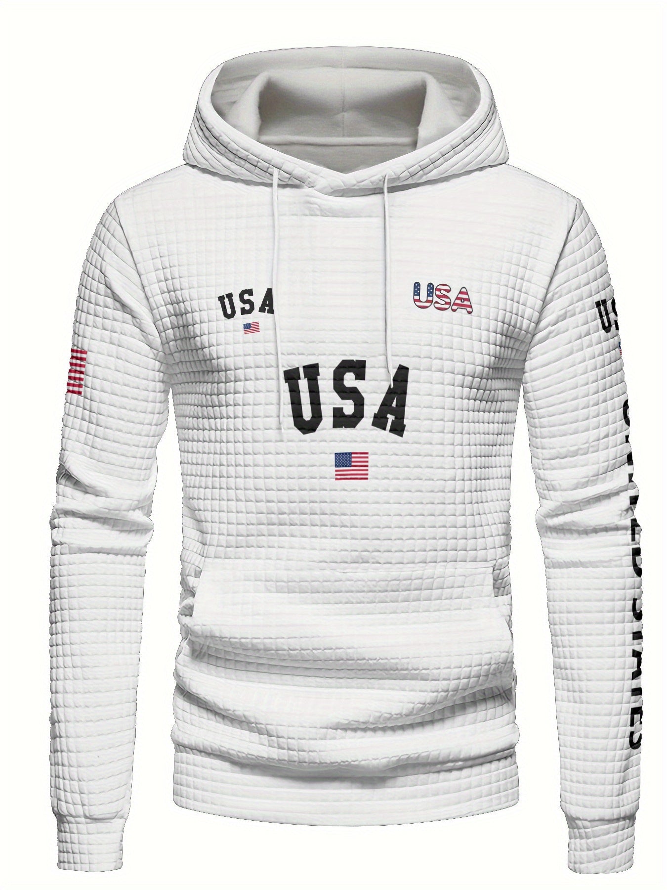 Autumn Winter Full Print Hoodie Patriotic American Flag Design    Home Decor Supply | Online Retail | ShoreShopper.com