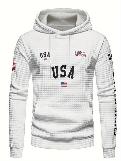 Autumn Winter Full Print Hoodie Patriotic American Flag Design    Home Decor Supply | Online Retail | ShoreShopper.com