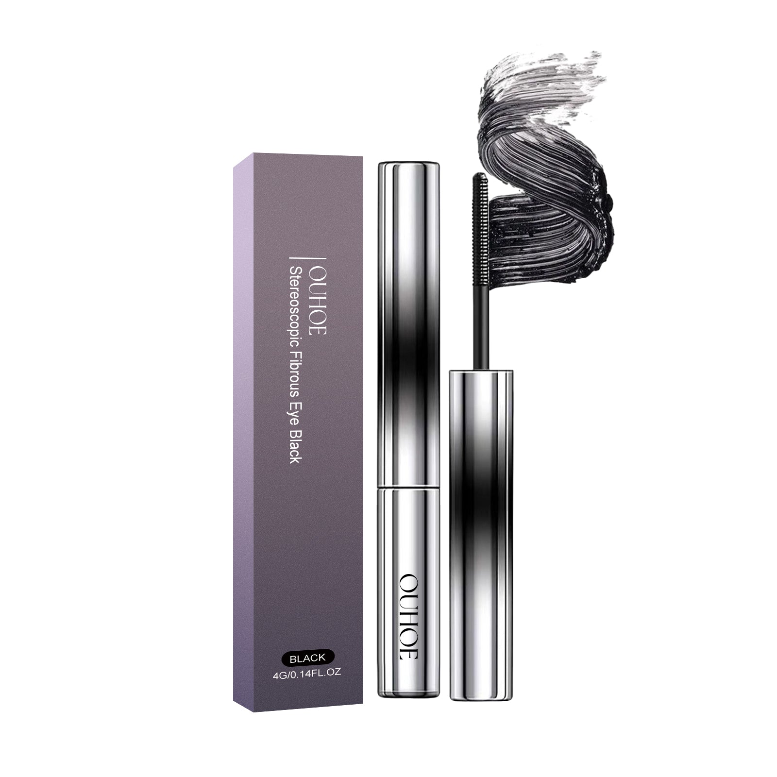 OUHOE Volume Mascara Volume, Curl, Waterproof, Lengthen, Volume, Curl, Hold & Smudge Mascara Black - ShoreCo.Shop