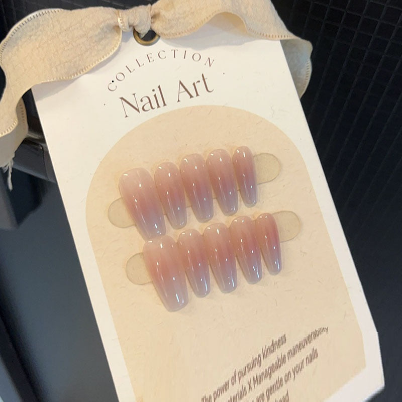 Blush Gradient Nude Nail Art Removable Nail Tip    Home Decor Supply | Online Retail | ShoreShopper.com