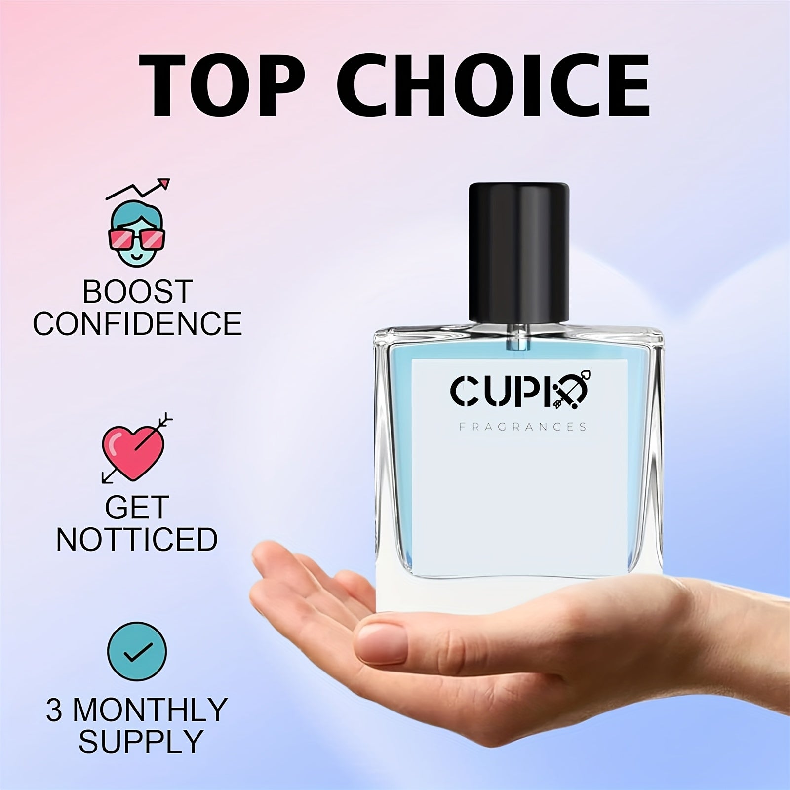 Cupid 2.0 Cologne Spray for Men - 1.7oz Long-lasting Luxury Scent, Perfect Romantic Nights & Valentine's Day Gift - 50ml Travel-friendly Cologne with Mega Discount    Home Decor Supply | Online Retail | ShoreShopper.com