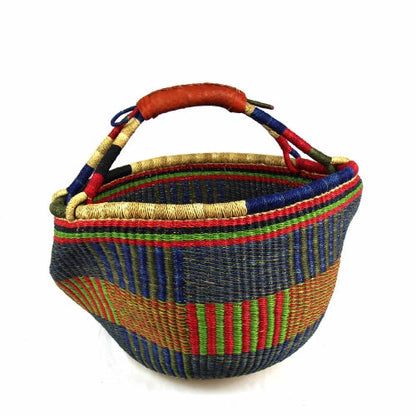 Bolga Market Basket, Large - Mixed Colors    Home Decor Supply | Online Retail | ShoreShopper.com