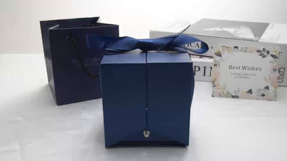 Preserved Real Rose | Perfect Eternal Flowers Rose Gifts with Necklace for Mom, Girlfriend for Mother'S Day, Valentine's, Anniversary, Thanksgiving, or Christmas | Blue Color, Metal Material    Home Decor Supply | Online Retail | ShoreShopper.com
