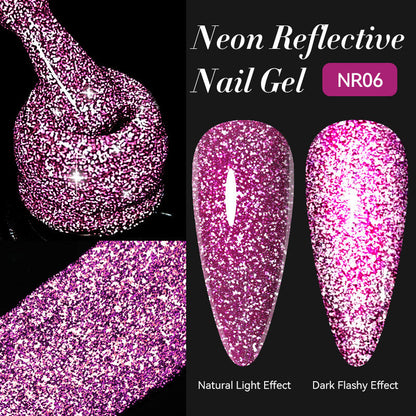 Nail Art Fluorescent Crushed Diamond Gel Polish    Home Decor Supply | Online Retail | ShoreShopper.com