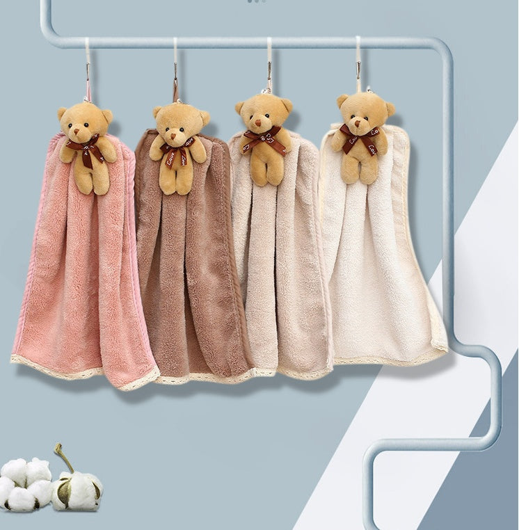 Coral velvet dish towel bathroom hanging absorbent towel    Home Decor Supply | Online Retail | ShoreShopper.com