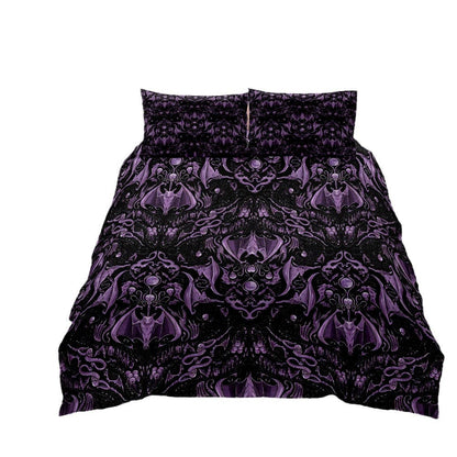 Gothic Bat Digital Printed Quilt Cover Three-piece Set    Home Decor Supply | Online Retail | ShoreShopper.com