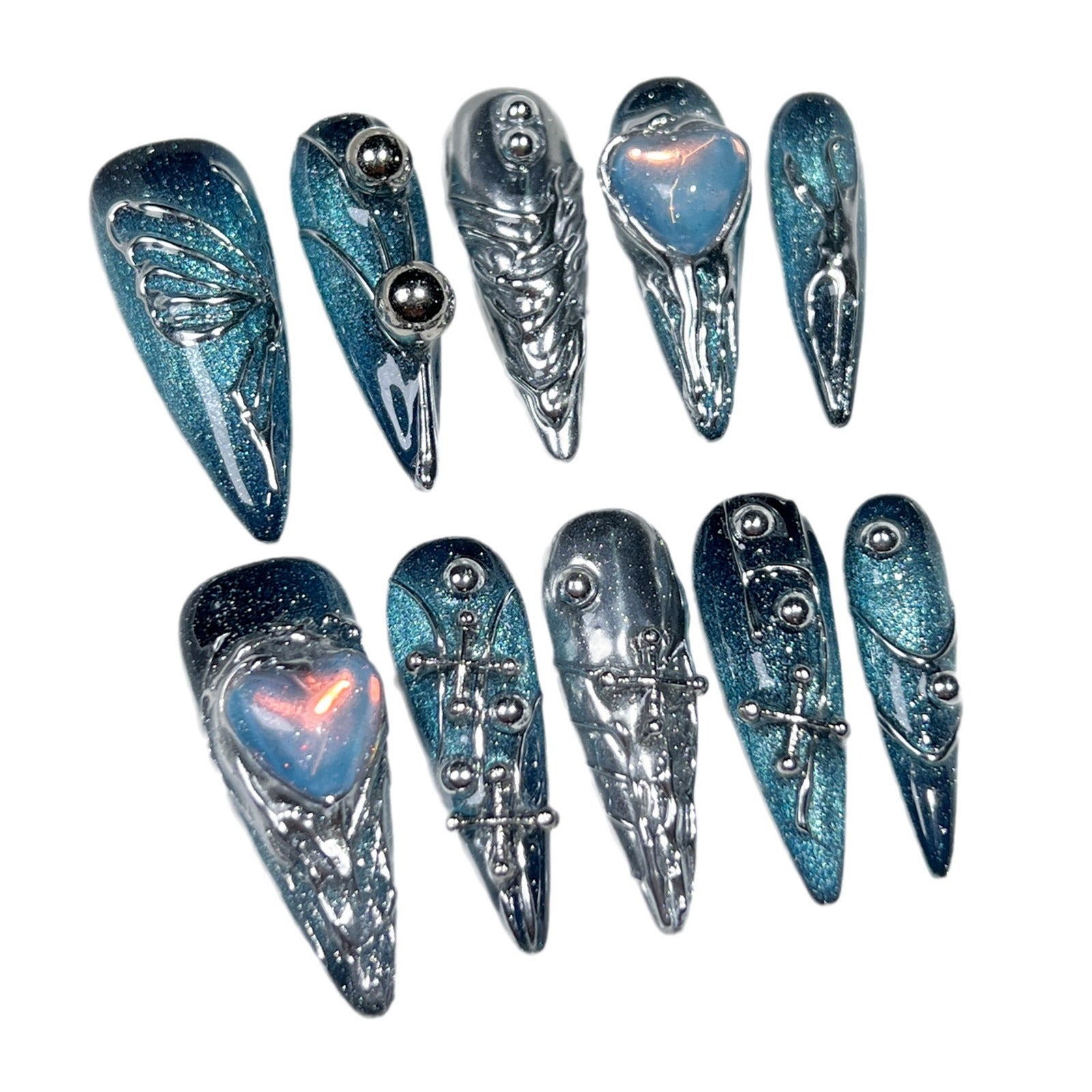 Handmade Nail Art Galaxy Creative Hand-painted Butterfly    Home Decor Supply | Online Retail | ShoreShopper.com
